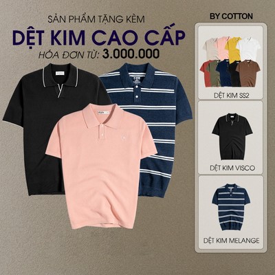 [SẢN PHẨM TẶNG KÈM - KHÔNG BÁN] Áo Polo Dệt Kim Cao Cấp - BY COTTON