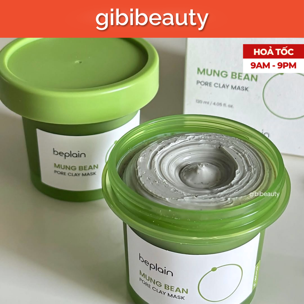 Mặt nạ đất sét BEPLAIN Mung Bean Pore Clay Mask 120ml