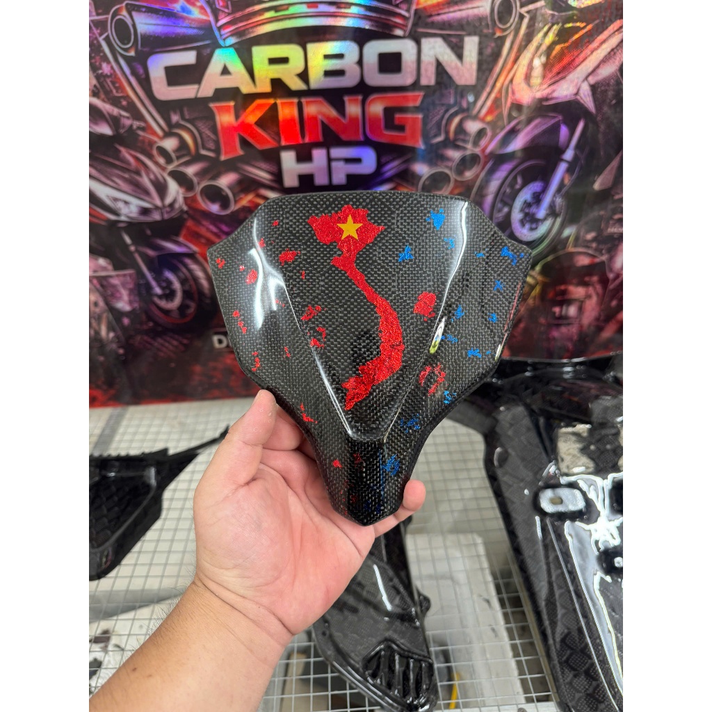 Mão AirBlade AB 150 zin ốp carbon fiber