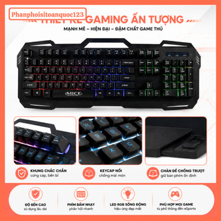 Bàn Phím Giả Cơ iMICE AK-400 LED RGB – 104 Phím Gaming USB Plug & Play Tặng Kèm Chuột Máy Tính (1)