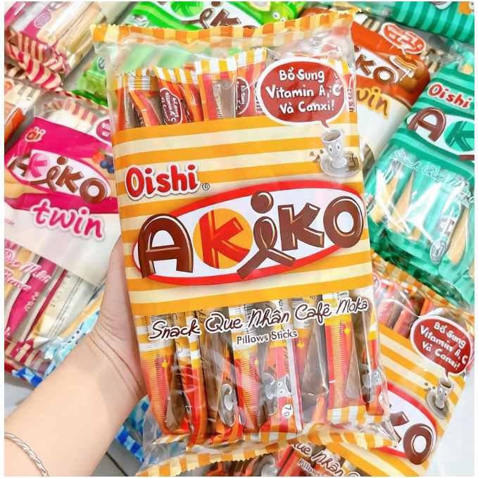 Bánh Akiko snack que nhân - bịch 20 que