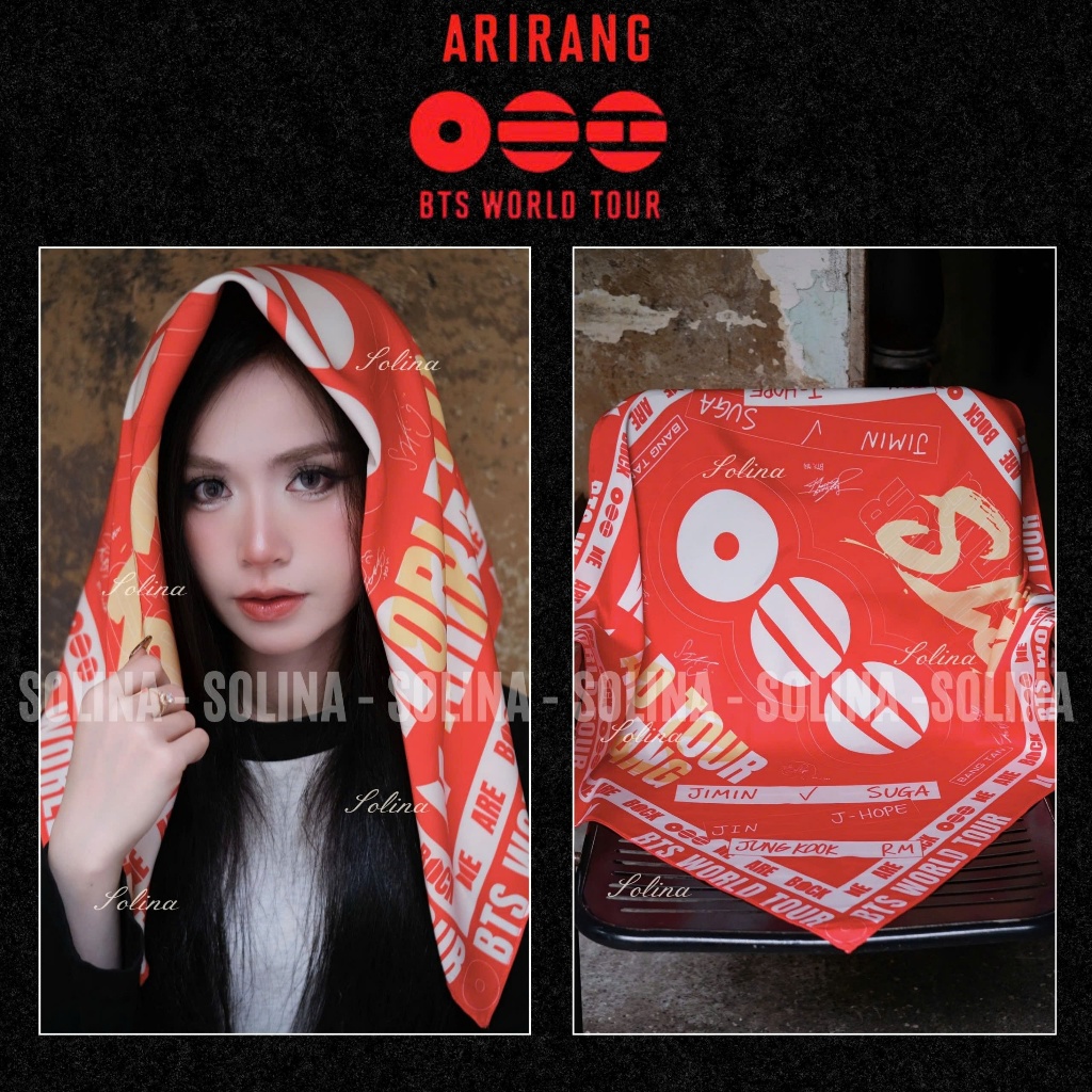 Khăn BTS, Khăn Banada BTS, Banada BTS WORLD TOUR ARIRANG