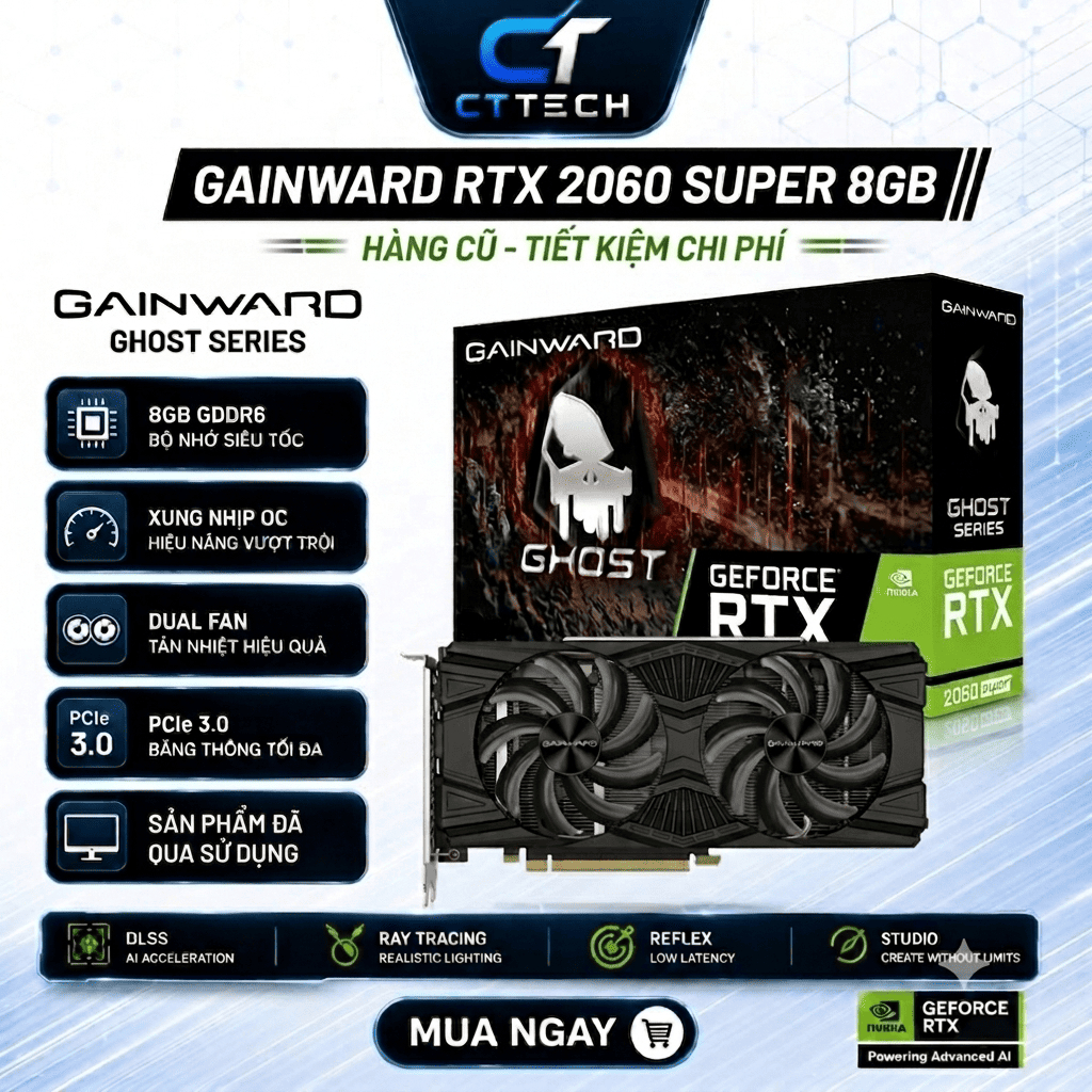 Card Màn Hình RTX 2060 Super Palit / Gainward 8GB GDDR6