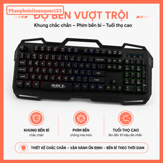 Bàn Phím Giả Cơ iMICE AK-400 LED RGB – 104 Phím Gaming USB Plug & Play Tặng Kèm Chuột Máy Tính (1)