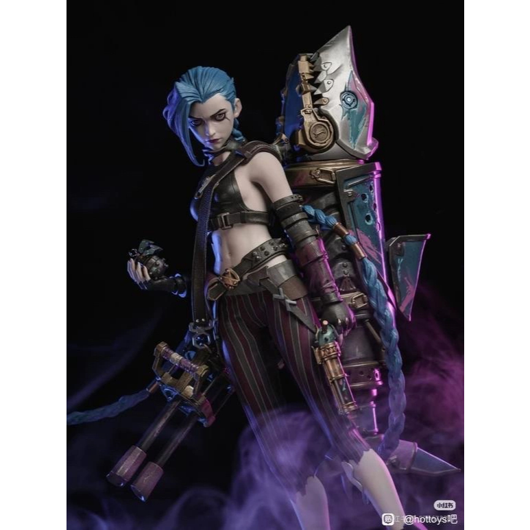 Figure Hot Toys Jinx Arcane Tỷ Lệ 1/6 Liên Minh Huyền Thoại Kèm 2 Biểu Cảm