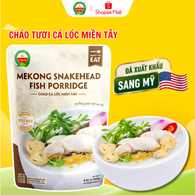 Cháo Tươi Đặc Sản Vùng Miền Cá Lóc Miền Tây 240G - Cây Thị