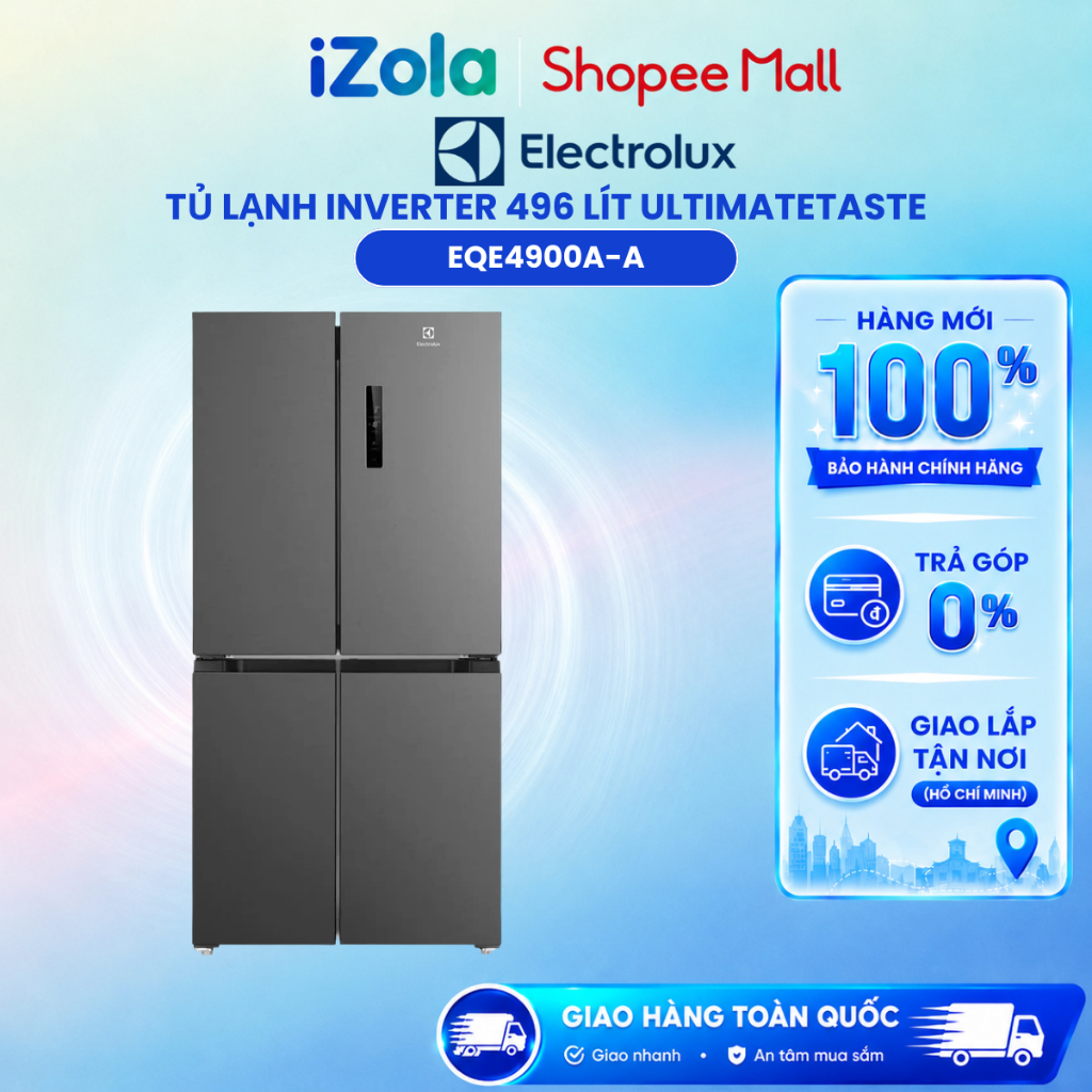 EQE4900A-A - Tủ Lạnh Electrolux Inverter 496 Lít EQE4900A-A - Hàng chính hãng