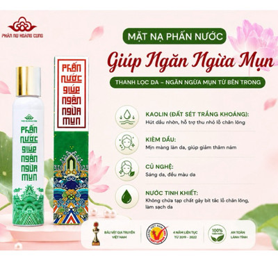 Phấn nước ngừa mụn Phấn Nụ Hoàng Cung 120ml
