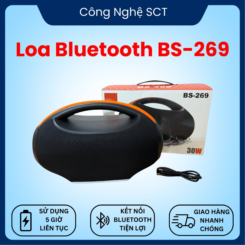 BẬT NHẠC LÀ CHÁY Cùng Boombox 4 | Boombox 4 Mini | BS269 Bass Cực Sung Bluetooth 5.2 LED RGB Pin Siê