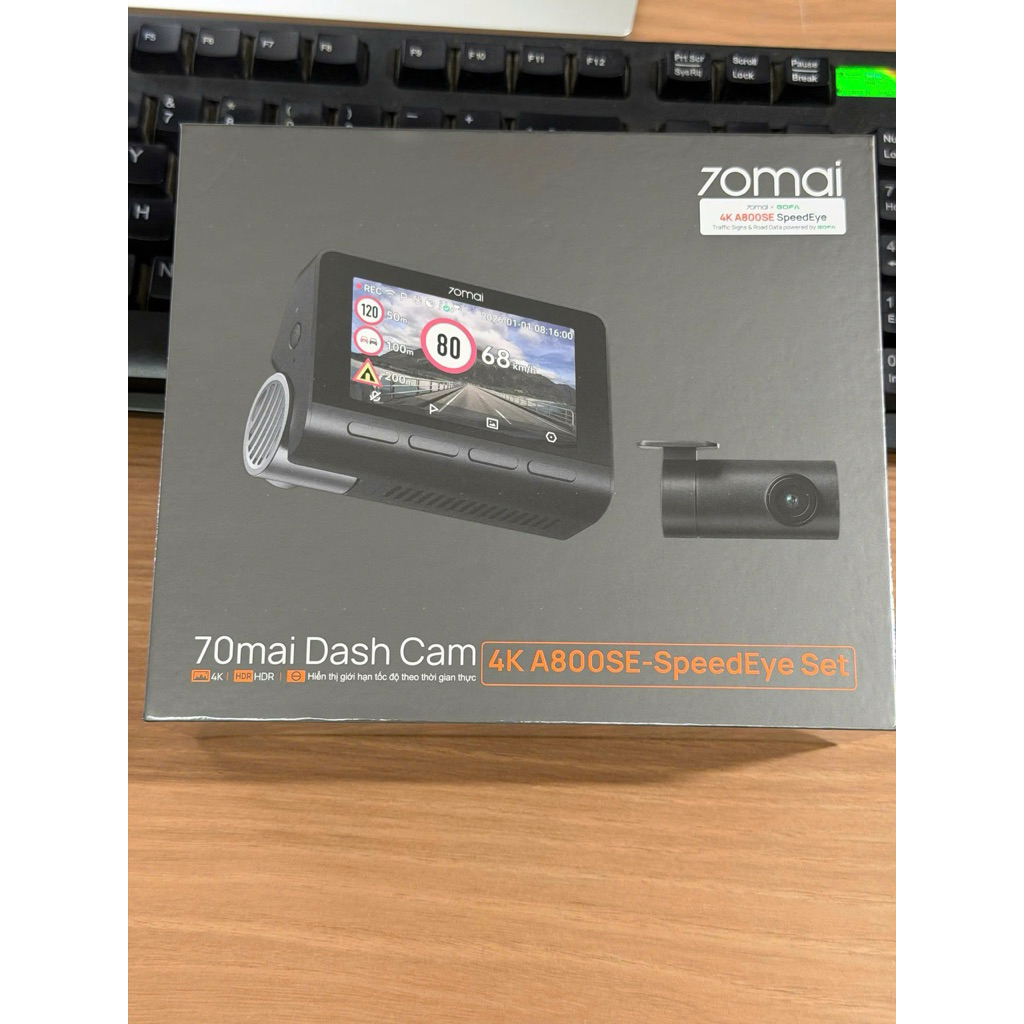 🚗 CAMERA HÀNH TRÌNH 70MAI A800SE SPEEDEYE 4K – MẮT THẦN ĐỒNG HÀNH MỌI HÀNH TRÌNH 🚗