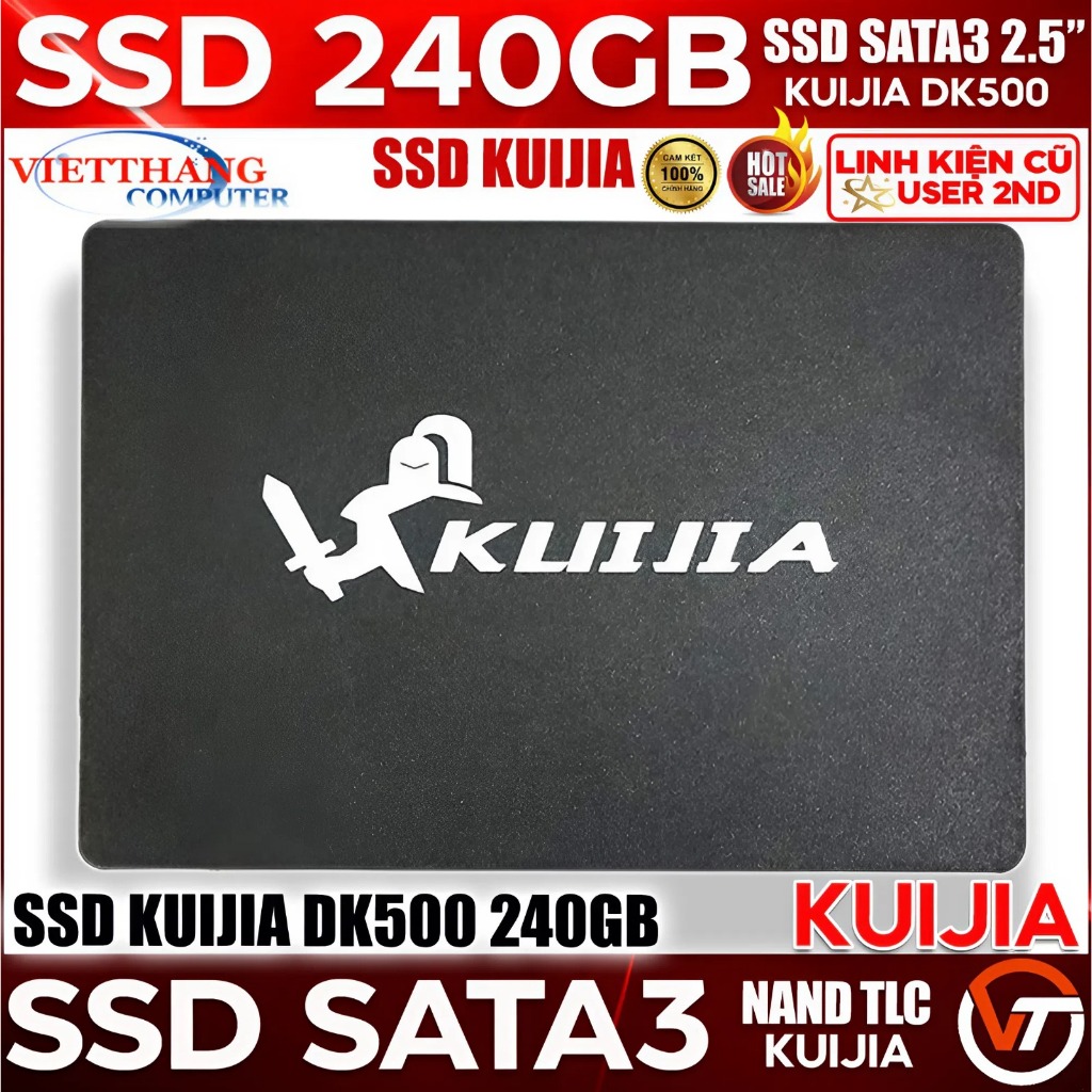 Ổ cứng SSD Kuijia 240GB DK500 SATA3 SSD Cũ đã qua sử dụng ( Cũ - 2nd )