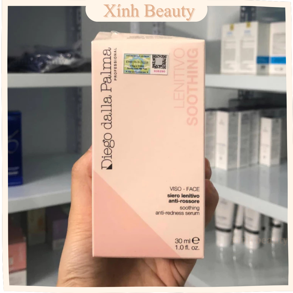 Serum làm dịu giảm đỏ phục hồi cho da nhạy cảm, mao mạch Soothing Anti-Redness Serum 30ml (Diego Dal