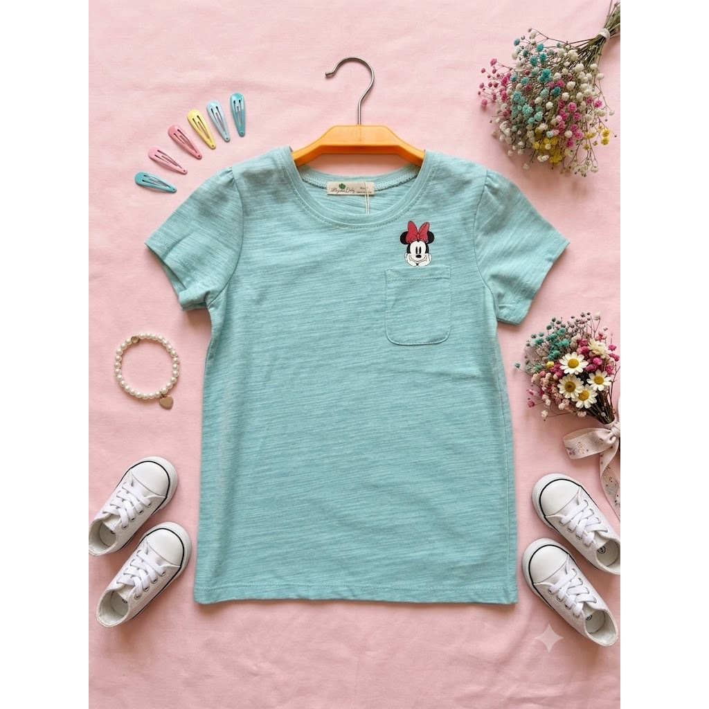 Áo phông xanh Mickey Litibaby