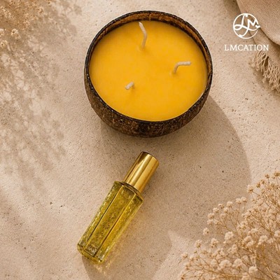 Bộ Nến Gáo Dừa & Nước Hoa Hoàng Bảo - Phiên bản giới hạn