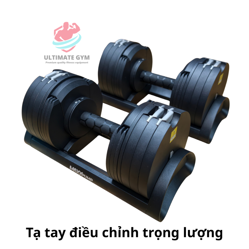 [1 cái]Tạ tay, tạ dumbbell điều chỉnh khối lượng thông minh, adjustable dumbbell ULTIMATE GYM