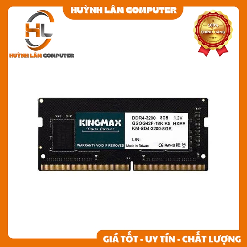 Ram Laptop Kingmax 8GB DDR4 3200MHz - Chính Hãng Phân Phối
