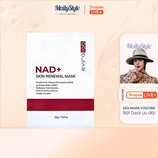 Q31_Mặt nạ tái tạo da eviralab NAD+ Skin Renewal Mask (1 Hộp/10 miếng)