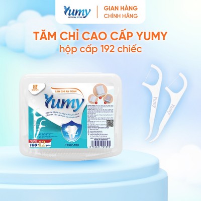 Tăm chỉ YUMY hộp cấp chuyên dụng 192 chiếc tăm chỉ sợi mảnh không tưa sợi vệ sinh an toàn (TC02-139)