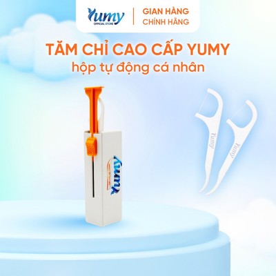 Tăm chỉ Tự động YUMY hộp cá nhân 10 chiếc chỉ mảnh, thiết kế thông minh nhỏ gọn tiện lợi (TC02-126)