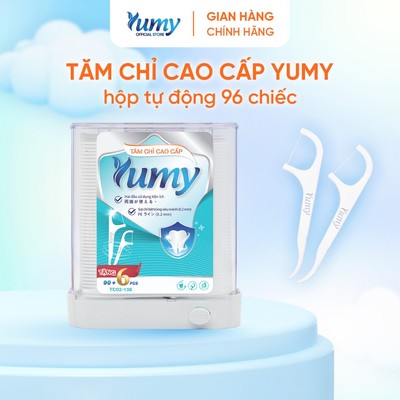 Tăm chỉ Tự động YUMY 96 chiếc sợi chỉ mảnh dai không tưa, thiết kế thông minh cho gia đình(TC02-138)