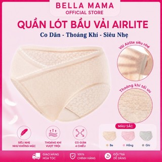 Quần Lót Bầu AirLite Bella Mama Quần Lót Bầu Cạp Chéo Mềm Mịn Chất Siêu Nhẹ Thoáng Mát Cho Mẹ Bầu QL8