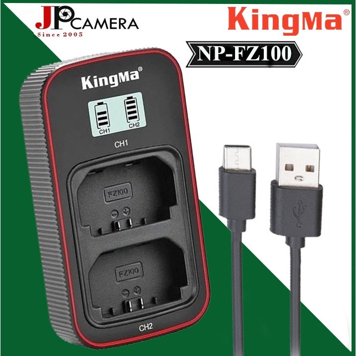 Sạc đôi Ver 3 máy ảnh Kingma cho Sony NP-FZ100