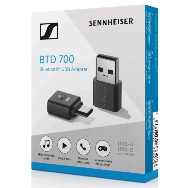 USB Dongle Sennheiser BTD 700 Thiết Bị Phát Bluetooth Audio Nhỏ Gọn Cho Tai Nghe Không Dây - Bảo Hàn