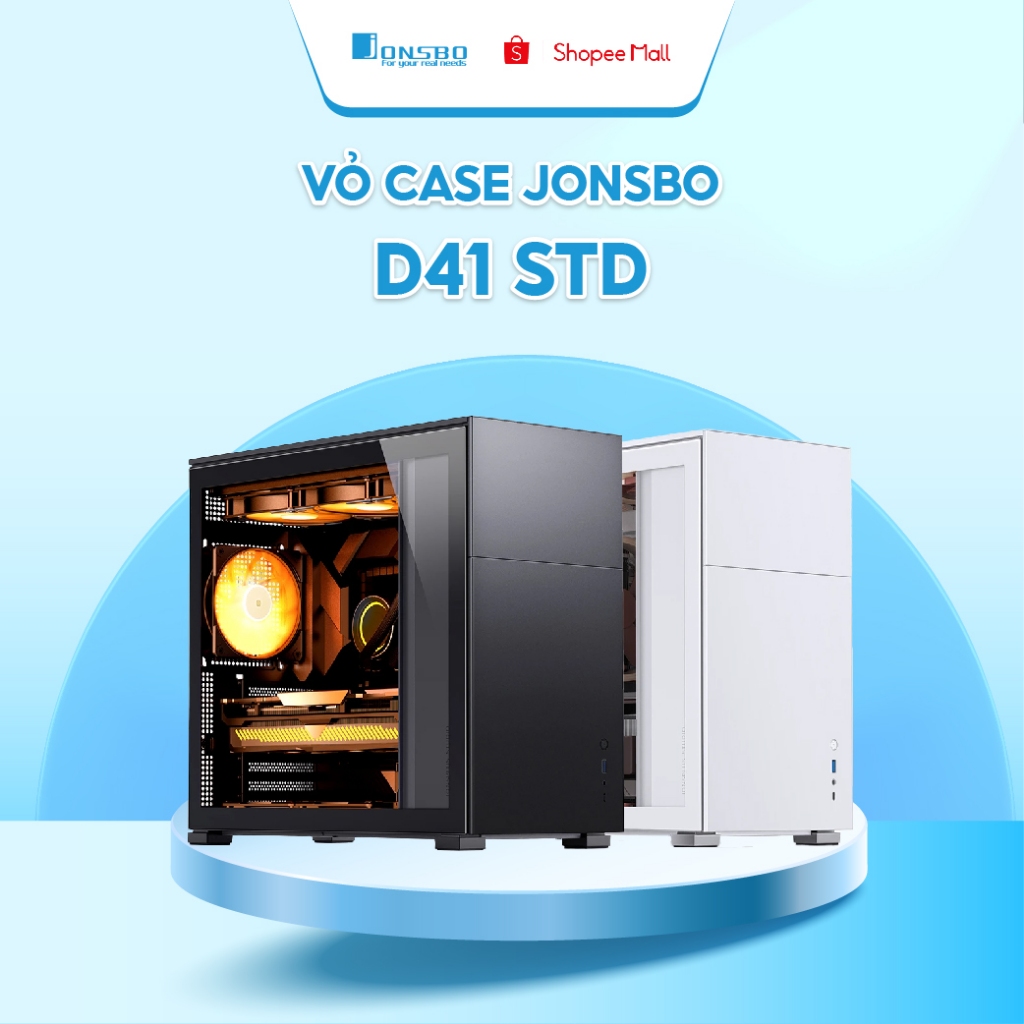 Vỏ Case Máy Tính PC Gaming Jonsbo D41 STD Black ATX M-ATX