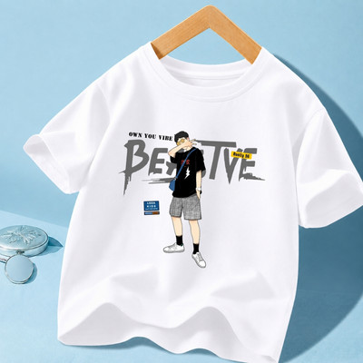 Áo thun cho bé trai in hình cậu bé LOZA KIDS size  từ 15-40kg - Áo phông trẻ em Nam Loza Kids- Mã AT3624