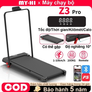 Máy chạy bộ tại nhà MY-HI Z3,Động cơ không chổi than,1-10km/h,chỉnh dốc,Có thể dựng đứng để cất gọn,Có thể gấp gọn