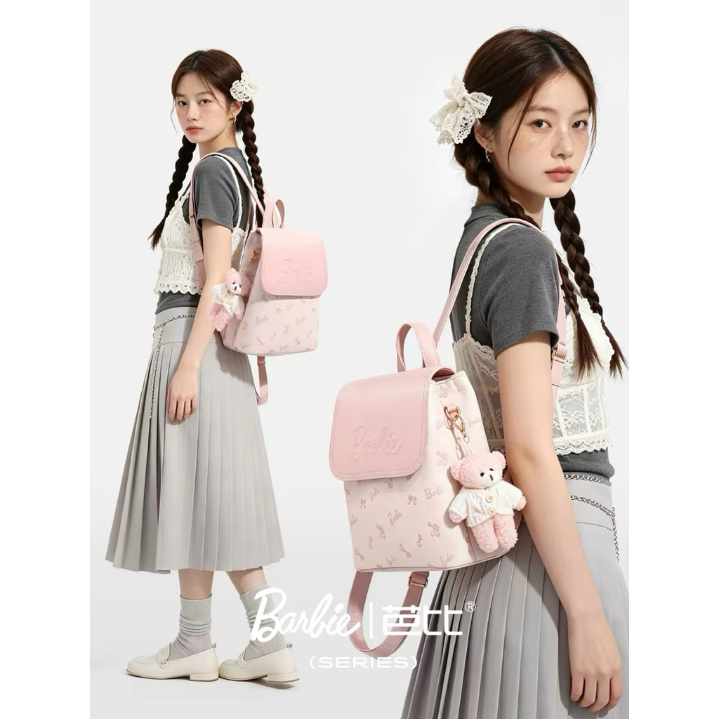 Balo Barbie chính hãng full box ( kèm cham )