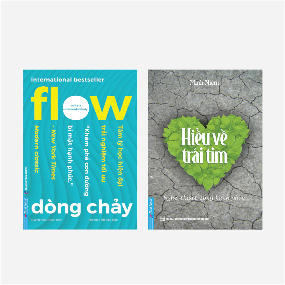 Sách - Combo 2 cuốn Flow Dòng Chảy + Hiểu Về Trái Tim - First News