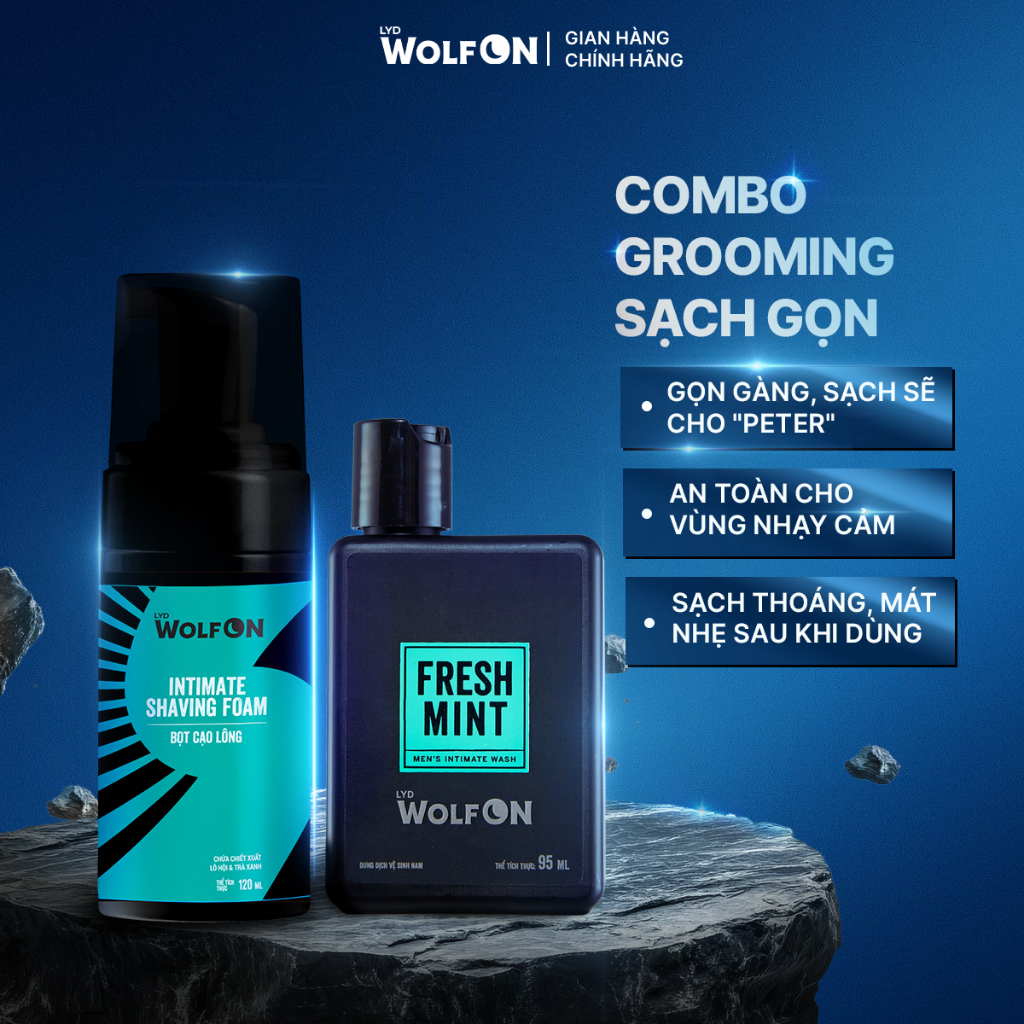 Bọt Cạo Lông, Kem Dưỡng LYD Wolf On (Sản Phẩm Quà Tặng)