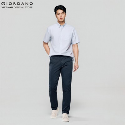 GIORDANO Quần Dài Khaki Nam Men Super Stretch Khakis 01116037-11
