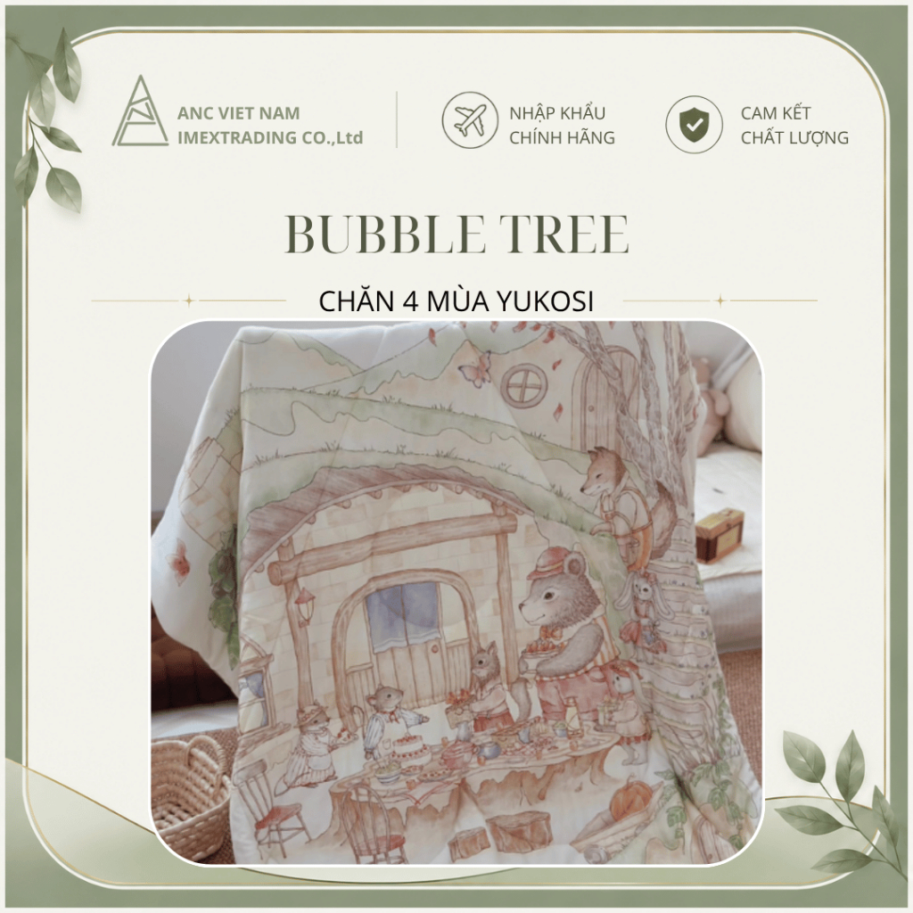 CHĂN 4 MÙA YUKOSI BUBBLE TREE
