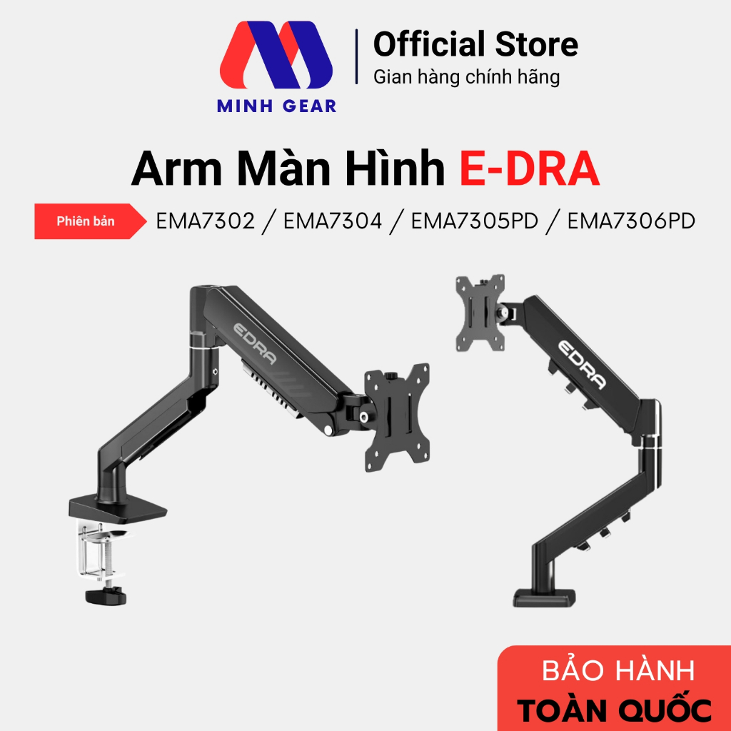Giá đỡ / ARM màn hình EDRA  EMA7302 / EMA7304 / EMA 7305PD / EMA7306PD - Hàng Chính Hãng
