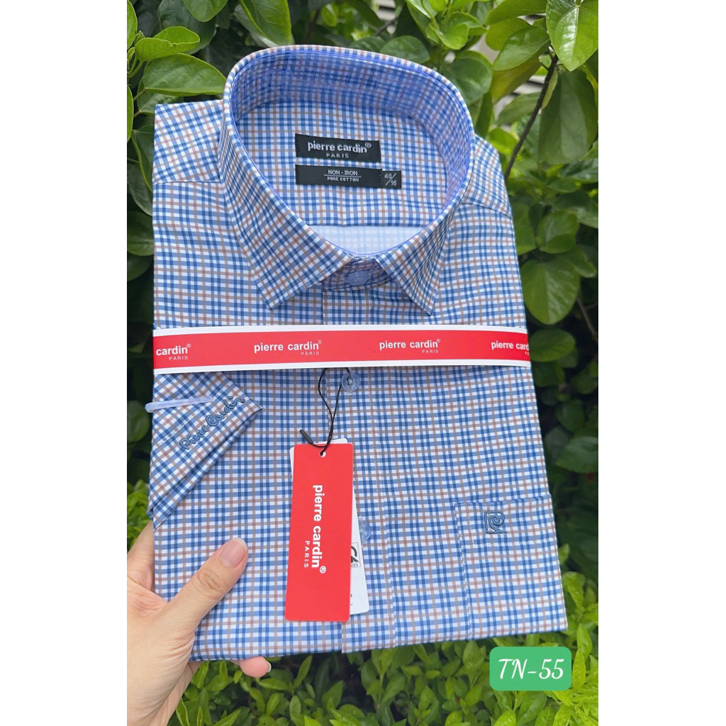 [T5 - T6] ÁO SƠMI NAM Pierre VNXK phom Regular vạt ngang – Đi Làm, Dạo Phố, Chuẩn phom