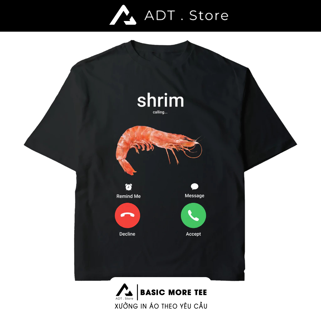 Áo thun ADT.Store x Shrim Is Calling - M I L F Man I Love Fauna Ceres Hololive Holo EN Baju Vtuber