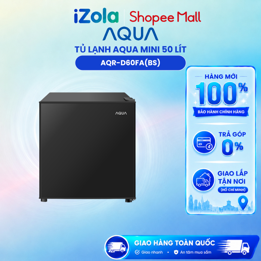 AQR-D60FA(BS) - Tủ lạnh Aqua 50 lít AQR-D60FA(BS) - Hàng chính hãng