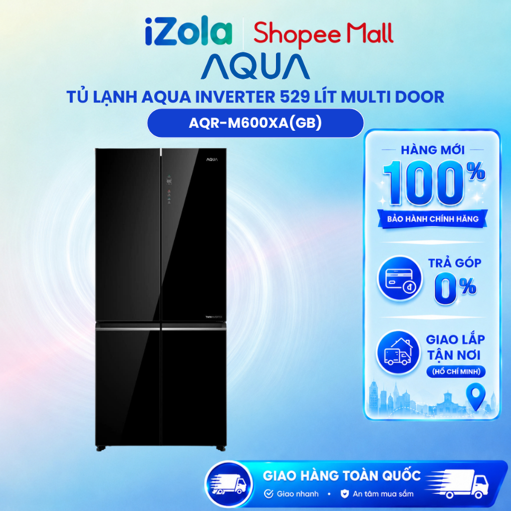 AQR-M600XA(GB) - Tủ lạnh Aqua Inverter AQR-M600XA(GB) - Hàng chính hãng