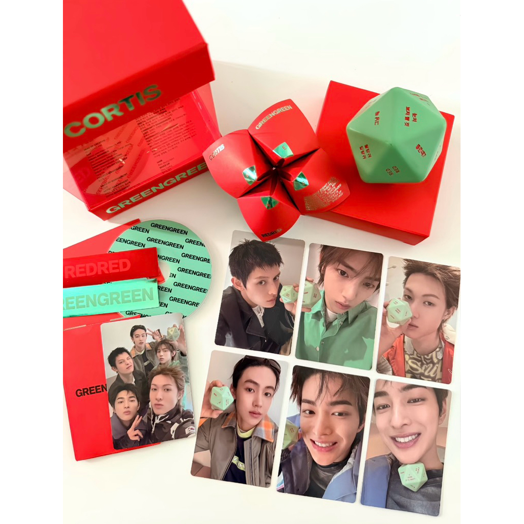 [SẴN] Set Dice Kèm Card Seal The 2nd EP GREENGREEN Dice ver Nhóm Cortis - Martin,Keonho…