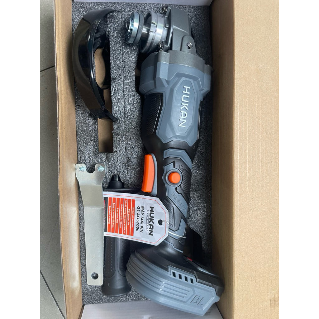 Thân Máy Mài Góc Pin 100mm HUKAN G1-AG5700S 21V Không Chổi Than