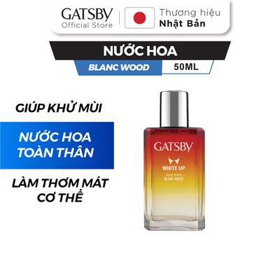 Nước hoa GATSBY White Up Eau De Toilette Blanc Wood 50ml