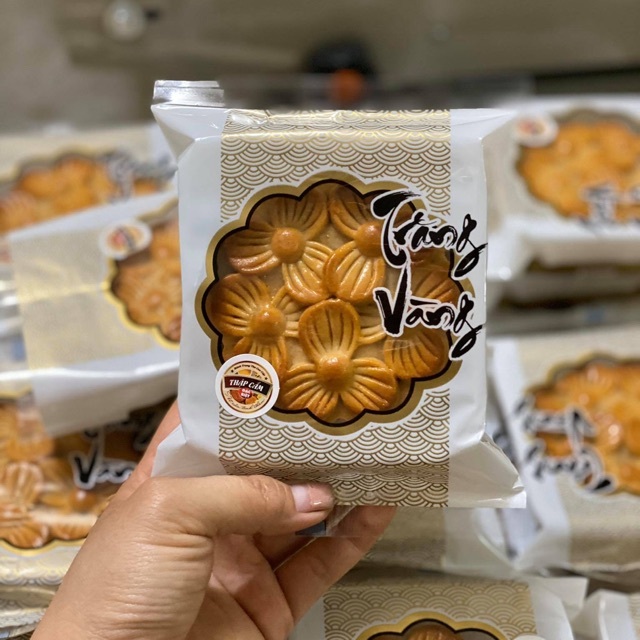 Set 10 Bộ Khay Túi Đựng Bánh Trung Thu 200gr