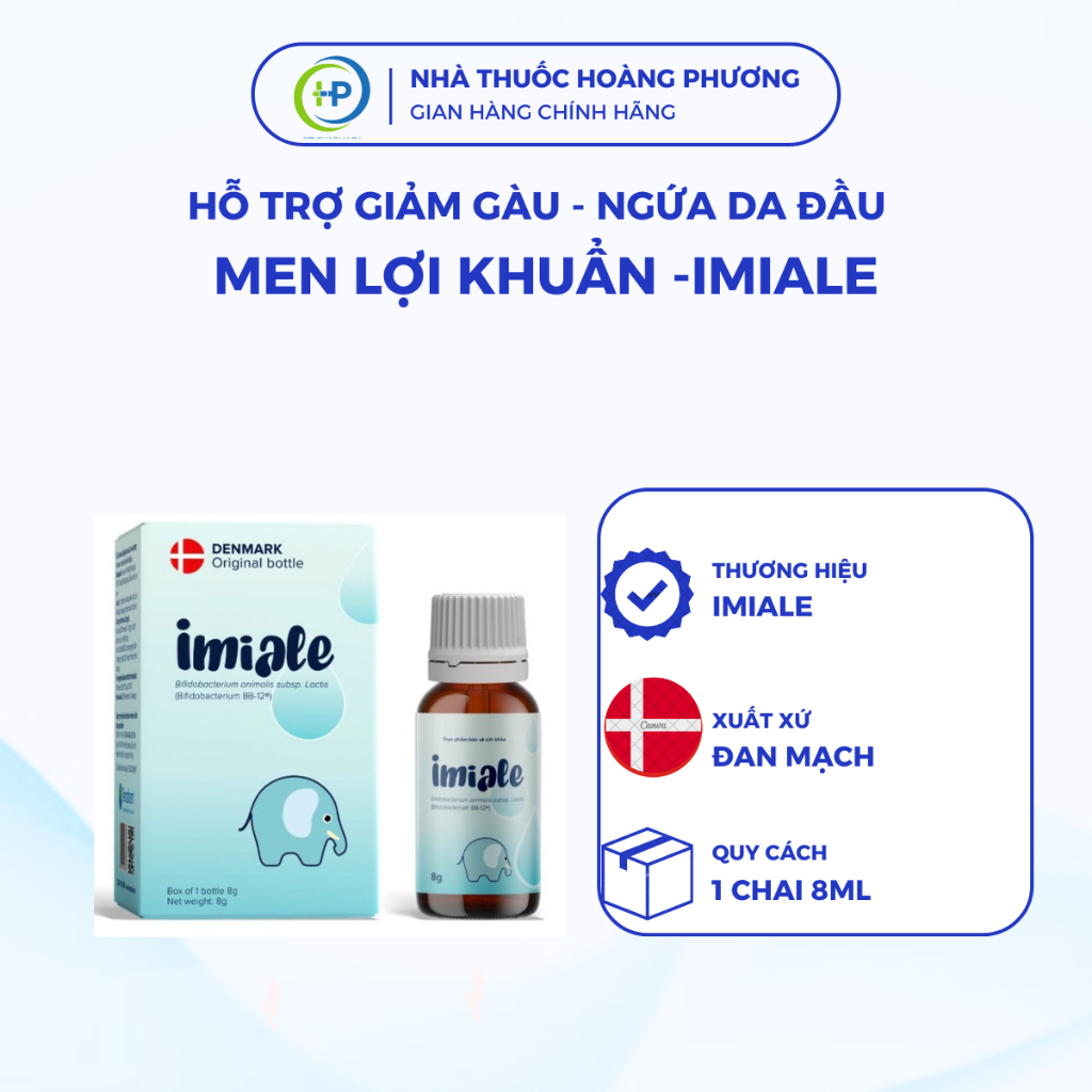 IMIALE bổ sung lợi khuẩn, hỗ trợ cải thiện hệ vi sinh đường ruột, giúp tăng cường tiêu hóa