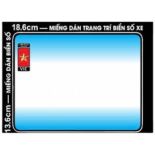 TEM DÁN BẢO VỆ BIỂN SỐ XE MÁY PVC 3 LỚP tem thỏ cầm phuộc