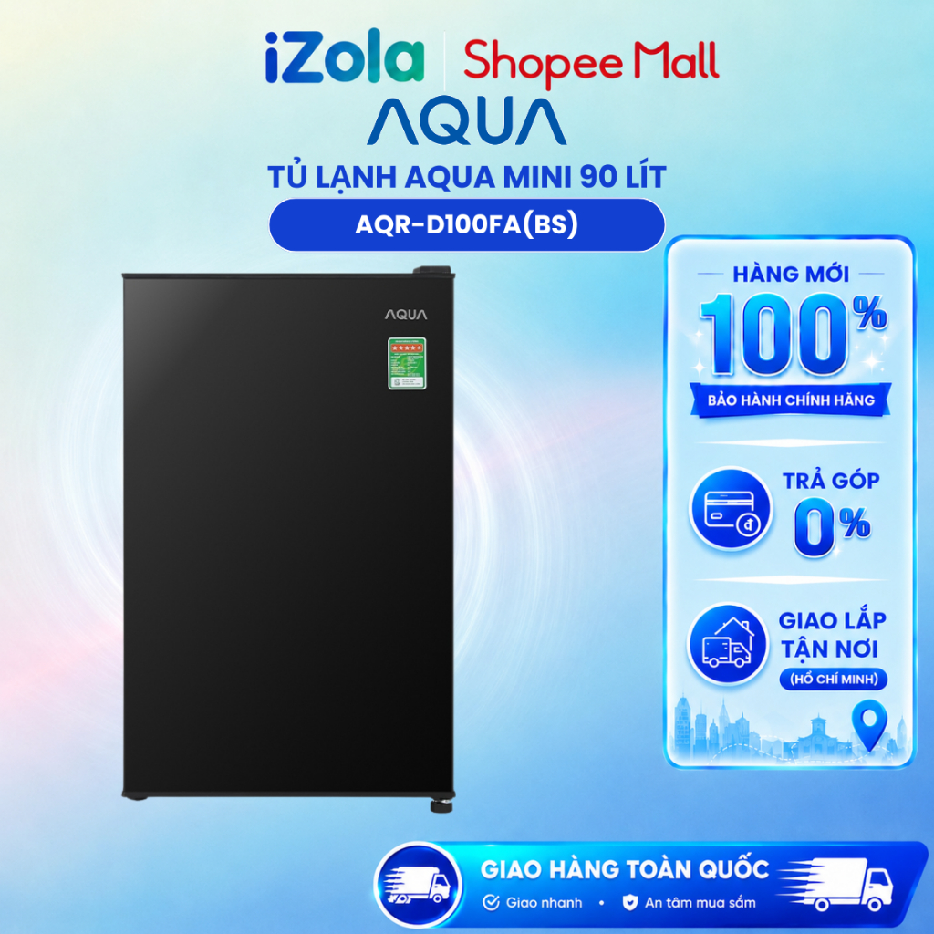 AQR-D100FA(BS) - Tủ lạnh Aqua 90 lít AQR-D100FA(BS) - Hàng chính hãng
