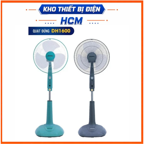 Quạt đứng hẹn giờ Senko DH1600 công suất 47W - HÀNG CHÍNH HÃNG BH 24 THÁNG