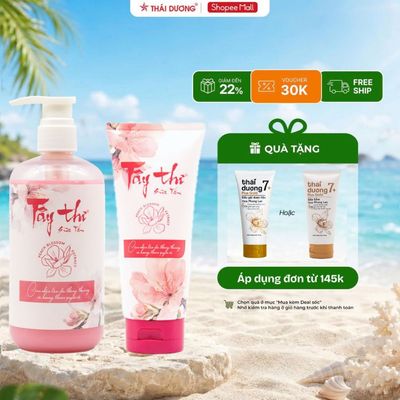 Sữa tắm Tây Thi (Hoa Đào) dành cho da nhạy cảm, giảm mụn, phục hồi và làm sạch da 200ml, 500ml - Sao Thái Dương