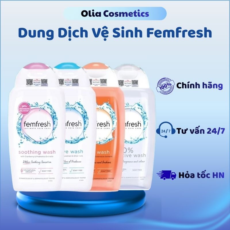 Dung Dịch Vệ Sinh Femfresh Daily Intimate Wash Ddvs Phụ Nữ Femfresh Daily Intimate Wash 250ml - Olia